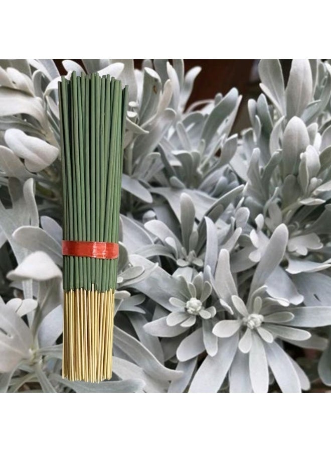 150 قطعة من أعواد بخور المريمية البيضاء عالية الجودة، مصنوعة يدويًا من أعواد الخيزران السميكة بطول 22 سم، برائحة طبيعية تدوم طويلًا، مناسبة للتأمل واليوغا والتدليك، خيار مثالي لتنقية الهواء في المنازل والفنادق والمنتجعات الصحية. - Image 2